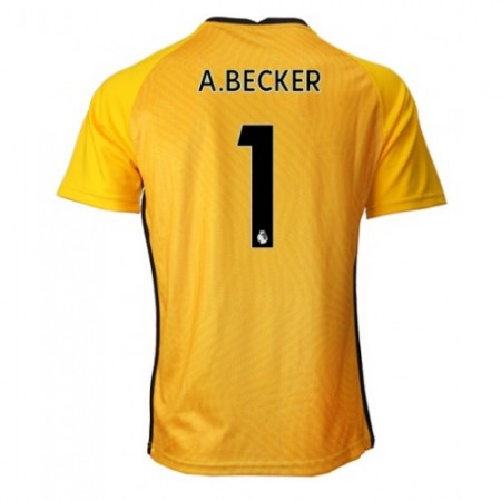 Completo Calcio Liverpool A.Becker 1 Portiere Divisa Trasferta 2020/2021